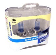 H4 60/55W 472 HQ Hyper White Headlight Bulbs- 80% More Light 2pcs kit