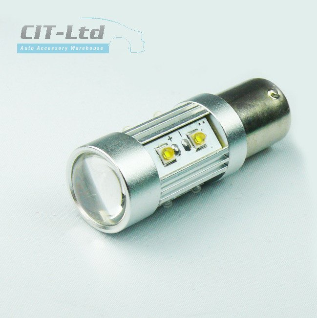 Car LED Light Bulb 29W P21W PY21W with lens (8*3W Osram +1*5W Cree ...