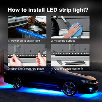 Remote Controlled Undercar Body LED Light KIT