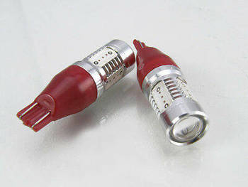 W16W T15 7.5W (with lense) LED Bulb High Power RED