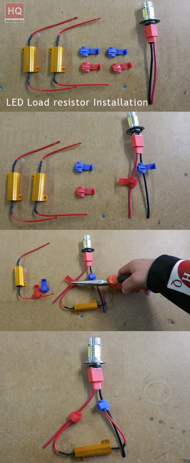 25W 10ohm LED Resistor Decoder Canceller CanBus Car LED Bulbs