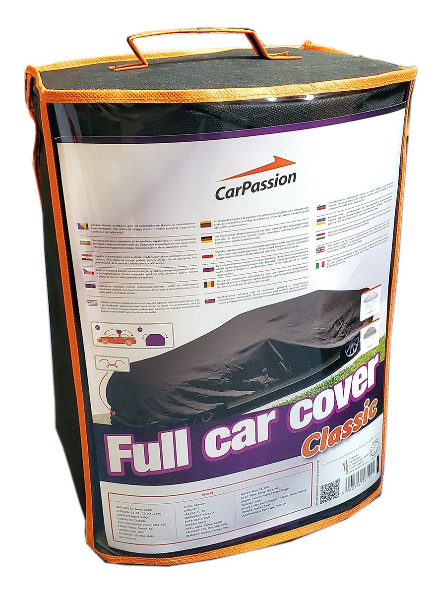 CAR COVER "Classic" Msize Waterproof UV Protor Breathable Outdoor