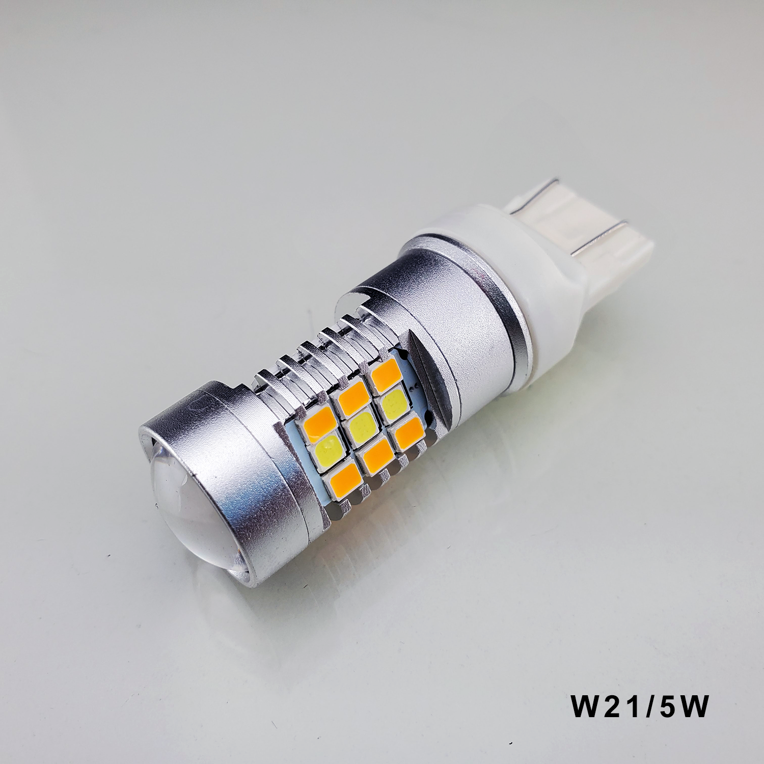 Car LED Bulb P21/5W W21/5W P27/7W 22x SMD-5630 Dual-colour WHITE