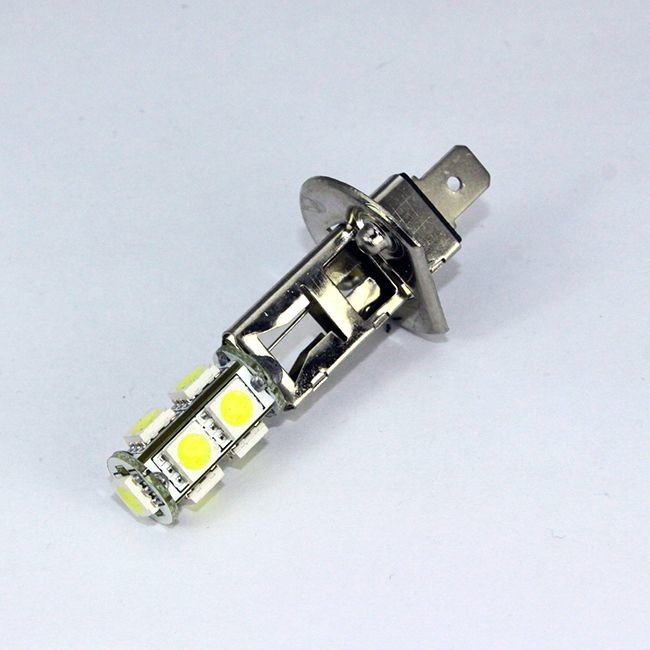 H1 LED Car Bulb 9x LED SMD5050 WHITE Car LED Bulbs \ H7 H4 H1 H3 H4