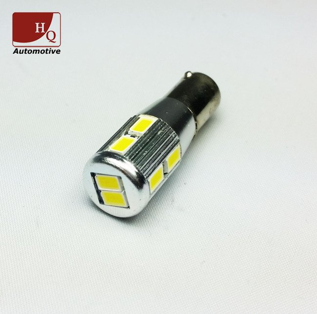 H6W 434 BAX9S 10xSMD5630 Car LED Light Bulb CanBus WHITE Car LED