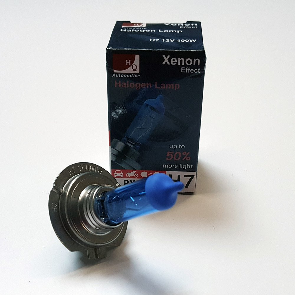 Halogen Bulb H7 Super White (Xenon) 12V 100W Halogen Bulbs