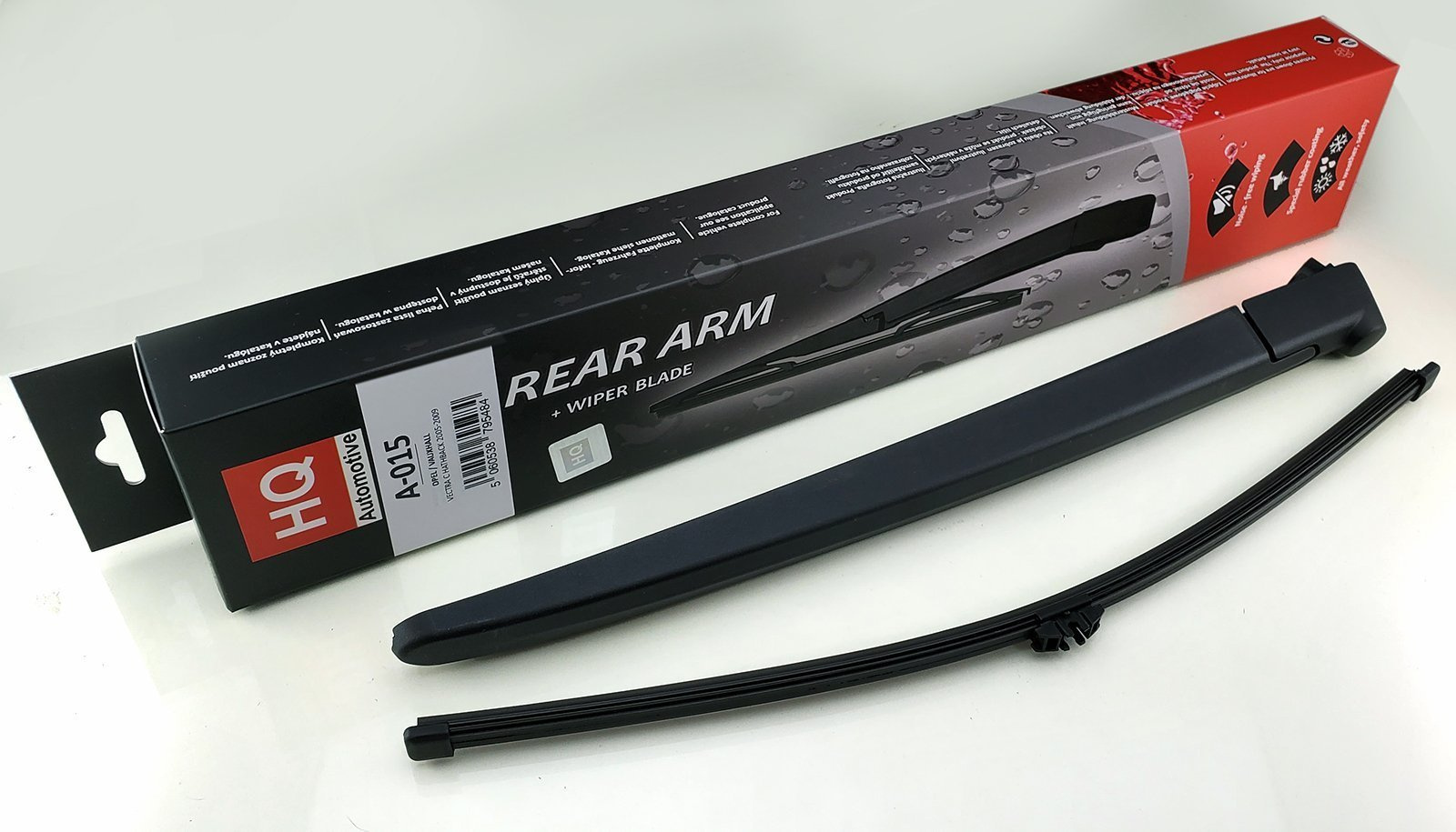 Rear Car Wiper Blade + Arm HQ A015 fit Vauxhall Vectra C Hatchback
