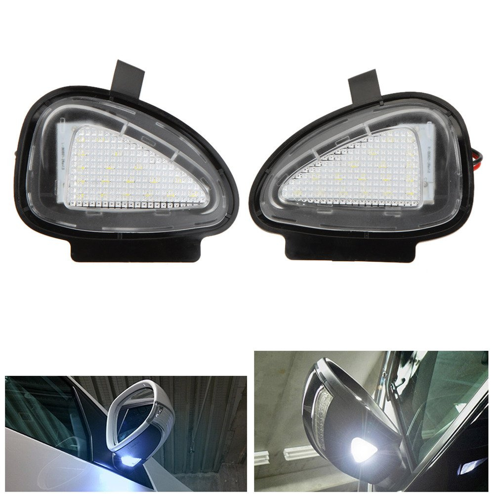 VW GOLF MK6 6 Passat Touran LED Vanity Mirror Lamp Light Number Plate