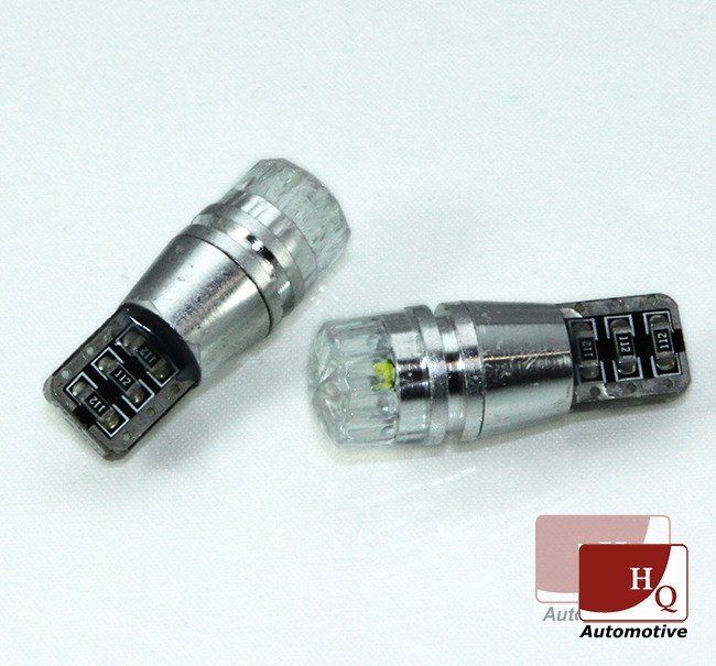 HQ Automotive Festoon 42mm C10W LED Bulbs 8x SMD 5050 2psc WHITE