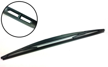 Front & Rear kit of Aero Flat Wiper Blades fit MITSUBISHI Lancer Hatchback (CX,CA) Jul.2008-> 