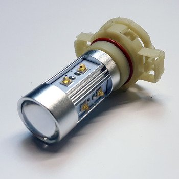 H16 PG20/3 PS24W 29W LED DRL Car Bulb with lens WHITE