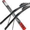 Front & Rear kit of Aero Flat Wiper Blades with Built-in WASHER JET SPRAY fit NISSAN Serena (C23M) Jul.1992-Nov.2001 