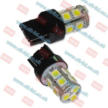 W21W (7440) 13 LED Bulb SMD-5050 A RED