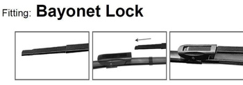 Wiper Blades fit VAUXHALL Zafira VAN (2019 and later) Front Rear Set with Bayonet connector