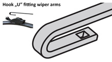 Wiper Blades fit MERCEDES V-Class / Vito VAN (2003-2005) Front Pair 28-inch + 26-inch with J-hook with jet connector
