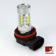 LED Bulb H11 711 80W LED 16*5W High-Power XBD with lens WHITE