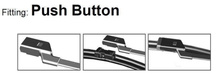Wiper Blades fit VAUXHALL Mokka SUV (2012-2020) Front Rear Set with Top-Lock 19mm connector
