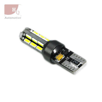 Car LED Light Bulb W5W 27x SMD-4014 Turbo LED CanBus BLUE