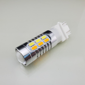 Car LED Bulb P21/5W W21/5W P27/7W 22x SMD-5630 Dual-colour WHITE/YELLOW