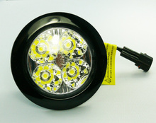 High Quality DRL Daytime Running Lights Round 24V 4-LED High-Power HQ-V13