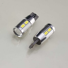 HQ Automotive 2x W5W 8SMD-5630 + High-Power 12V CanBus WHITE LED BULB 2pcs