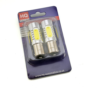 2pcs Indicator LED Car Bulbs 16W High Power P21W or PY21W YELLOW AMBER