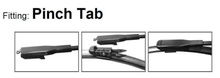 Wiper Blades fit FORD Mondeo Estate (2014 and later) Front Rear Set with Pinch-Tap connector