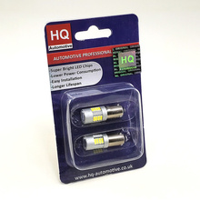 HQ Automotive 2x H21W BAY9S 18x SMD-4014 12V 24V LED BULB 2pcs