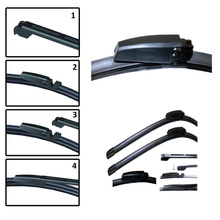 Wiper Blades for AUDI S4 Estate (2004-2008) HQ Automotive Front Rear Set with special-Audi connector
