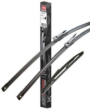 Windscreen Wipers for SEAT Leon 2009-2012 Front & Rear 3pcs HQ Automotive