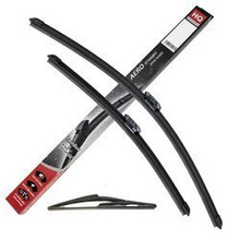 Wiper Blades fit RENAULT Captur Crossover (2016 and later) Front Rear Set with special connector