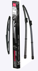 HQ Automotive Wiper Blades fit AUDI e-tron Sportback (2019 and later) Front Rear Set OEM FIT with Top-Lock 16mm connector ADB02-624|HQ4A13