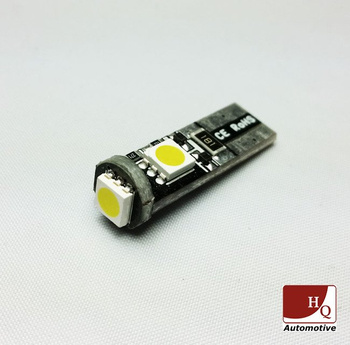 Car LED Light Bulb W5W 3xSMD-5050 CanBus WHITE