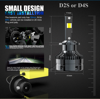D2S / D2R LED Headlight Conversion KIT 6000K 2pcs
