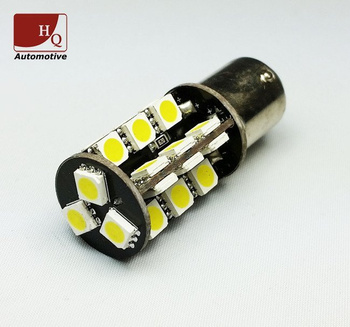 Car LED Light Bulb 27x SMD-5050 P21/4W BAZ15d CanBus RED