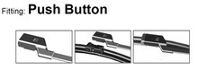 Wiper Blades fit TOYOTA Avensis Estate (2008 and later) Front Rear Set with special Top-Lock connector