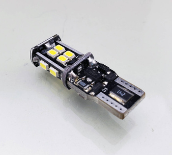HQ Automotive 2x Car LED Bulbs 10-18V 14x SMD-3020 W5W (501) W16W (955,921) CanBus WHITE