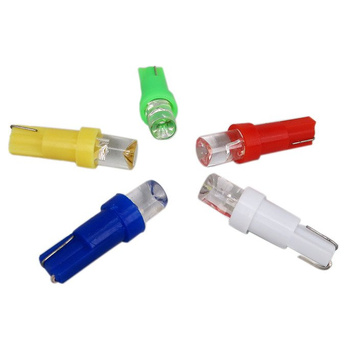 T5 1 LED Bulb Concave RED