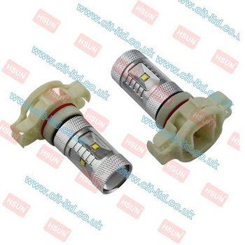 H16 PG20/3 PS24W 5202 30W LED Bulb High Power with lens White