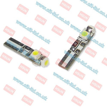 T5 3 LED Bulb SMD1210 BLUE
