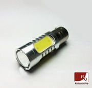 Car LED Bulb P21W PY21W P21/4W 11W with lens (1.5W*4+5W High-Power) WHITE
