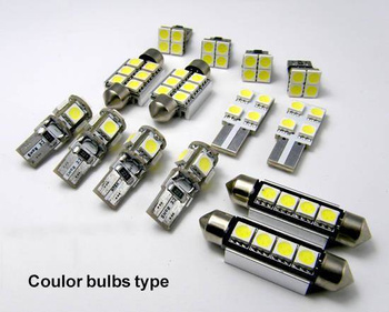 Fit NISSAN Terrano LED Interior Lighting Bulbs 12pcs Kit
