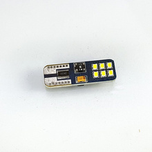Car LED Bulb 12V 24V 12x SMD-2016 W5W T10 (501) W2.1x9.5d CanBus WHITE