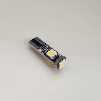 HQ Automotive Car LED Bulbs 2x 12V 3X-SMD-5050 W5W T10 501 CanBus WHITE 