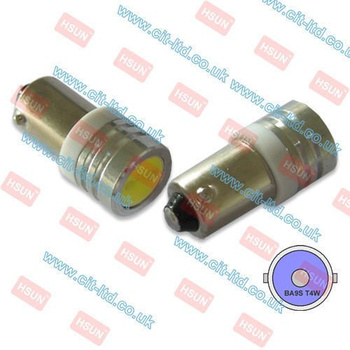 T4W/BA9S 1W LED Bulb High Power BLUE