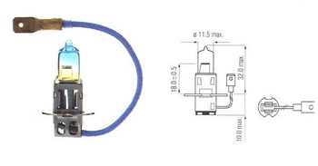 Halogen Bulb H3 Rainbow 24V 70W