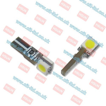 T5 2 LED Bulb SMD-5050 YELLOW