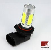 Car LED Bulb HB4 9006 7.5W (5x 1.5W) HP with lens WHITE
