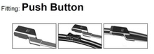 Wiper Blades fit VW Touareg SUV (2017 and later) Front Rear Set with Top-Lock 16mm connector