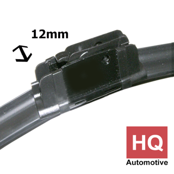 Wiper Blades fit FORD Galaxy MPV (2000-2001) Front Pair 28-inch + 26-inch with J-hook 12mm connector